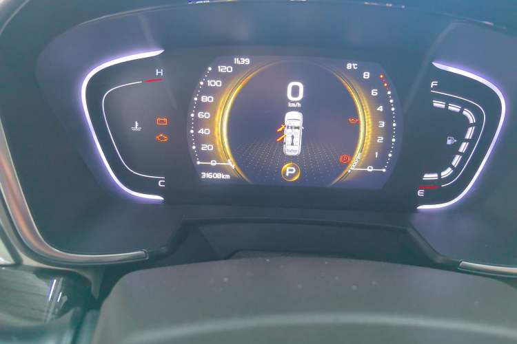 Used Geely Auto Jiajie 2021 1.8TD DCT Luxury Model Odometer Close Up