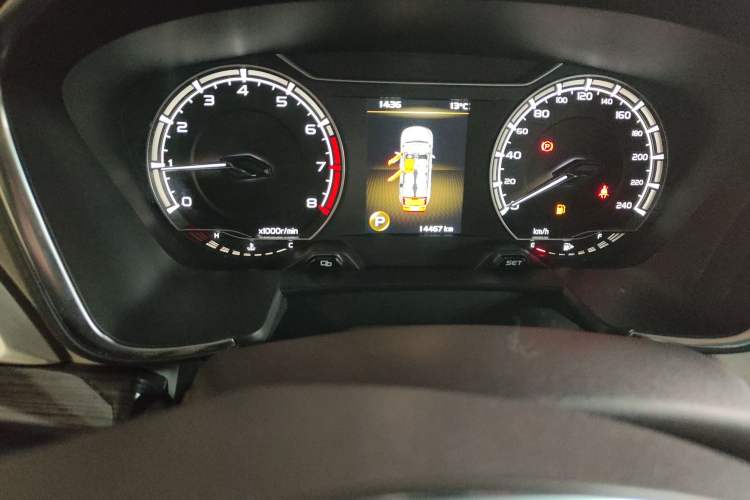 Used Geely Auto Jiajie 2021 1.8TD DCT Comfort Model Odometer Close Up