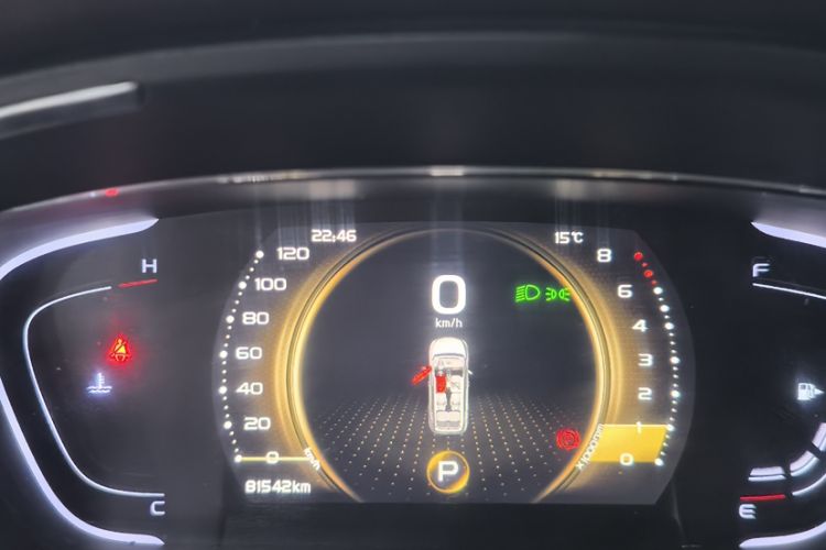 Used Geely Auto Jiajie 2021 1.8TD DCT Luxury Model Odometer Close Up