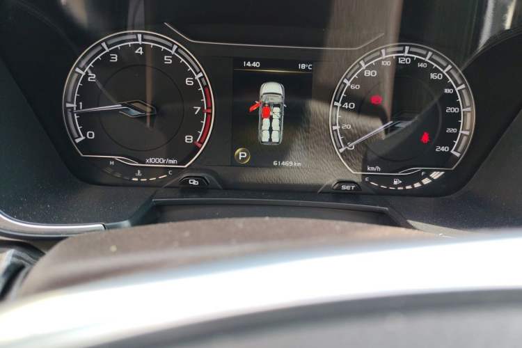 Used Geely Auto Jiajie 2021 1.8TD DCT Comfort Model Odometer Close Up