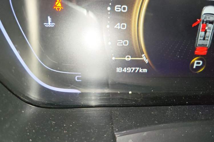 Used Geely Auto Jiajie 2021 1.8TD DCT Luxury Model Odometer Close Up
