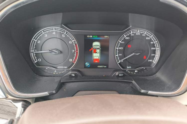 Used Geely Auto Jiajie 2021 1.8TD DCT Comfort Model Odometer Close Up