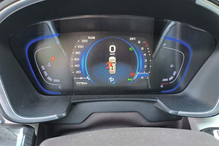 Used Geely Auto Jiajie 2021 1.8TD DCT Luxury Model Odometer Close Up