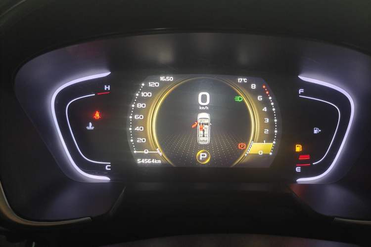 Used Geely Auto Jiajie 2021 1.8TD DCT Luxury Model Odometer Close Up