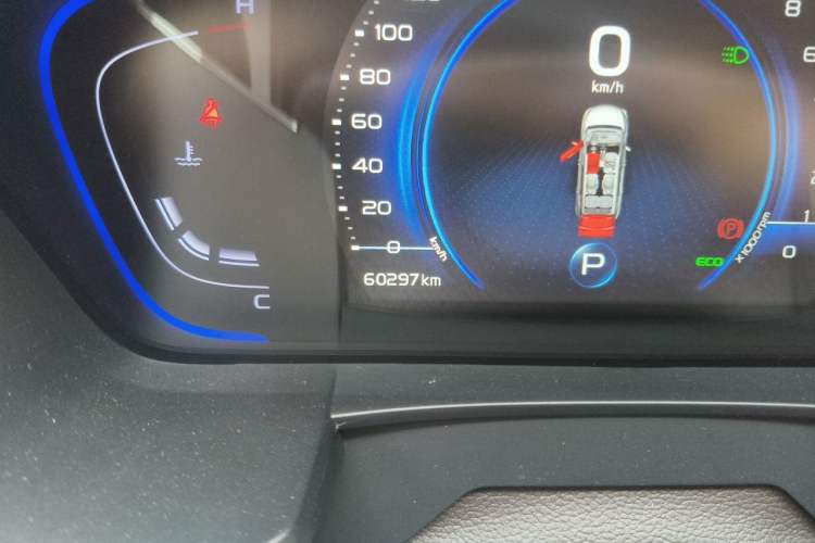 Used Geely Auto Jiajie 2021 1.8TD DCT Luxury Model Odometer Close Up