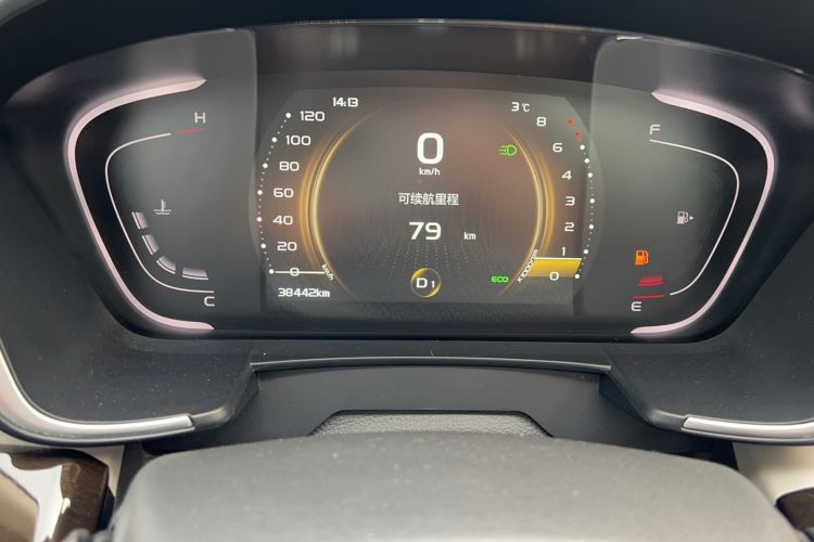 Used Geely Auto Jiajie 2022 1.8TD DCT Platinum Luxury Edition Odometer Close Up