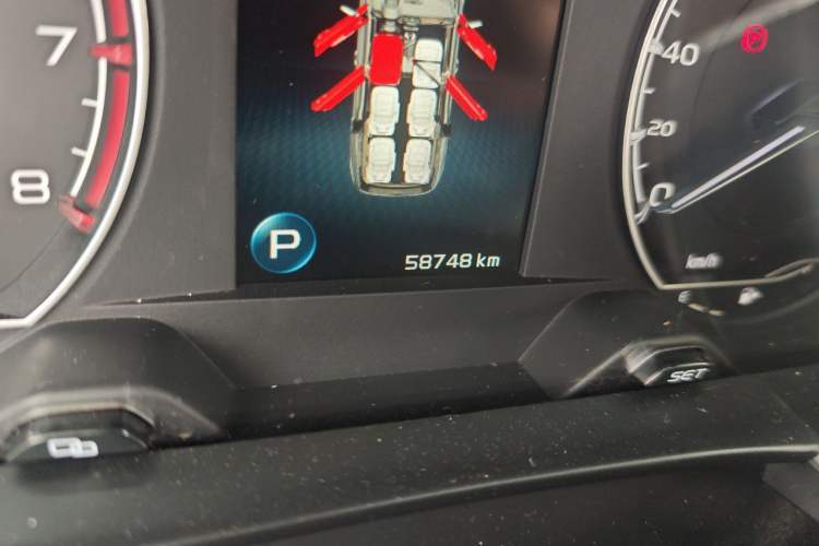 Used Geely Auto Jiajie 2022 1.8TD DCT Platinum Comfort Model Odometer Close Up