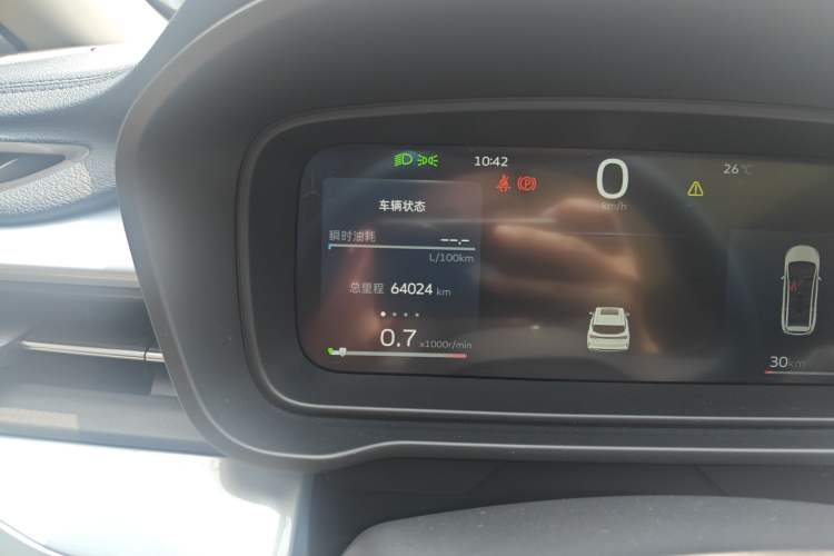 Used Geely Auto Jiajie 2023 Geely Jiaji L 1.5TD DCT Comfort Edition Odometer Close Up