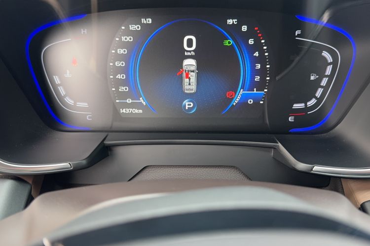 Used Geely Auto Jiajie 2025 1.5TD DCT Dragon Edition Odometer Close Up