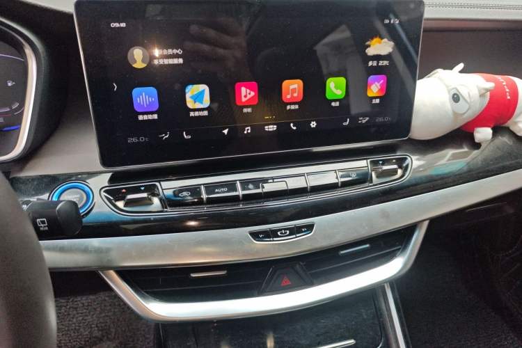 Used Geely Auto Jiajie New Energy 2019 1.5TD PHEV Deluxe Edition Audio And AC Panel