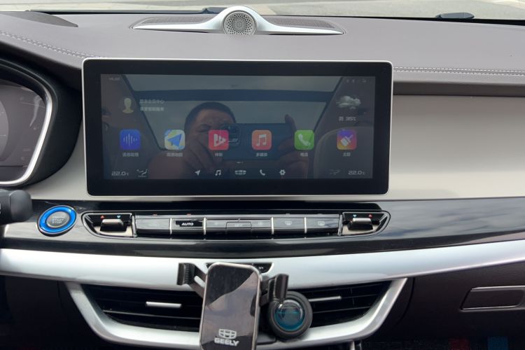 Used Geely Auto Jiajie New Energy 2019 1.5TD PHEV Premium Model Audio And AC Panel