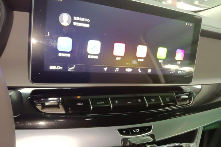 Used Geely Auto Jiajie New Energy 2019 1.5TD PHEV Premium Model Audio And AC Panel