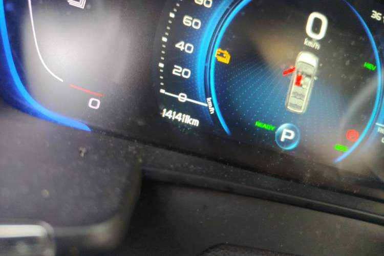 Used Geely Auto Jiajie New Energy 2019 1.5TD PHEV Yaoxiang Edition Odometer Close Up