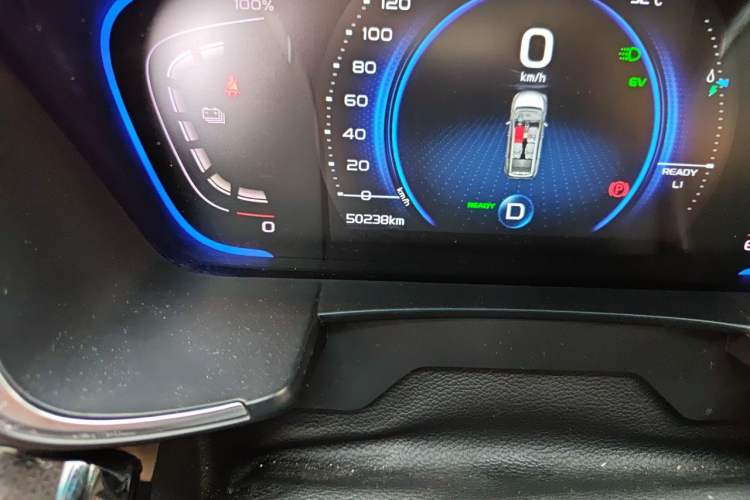 Used Geely Auto Jiajie New Energy 2019 1.5TD PHEV Yaoxiang Edition Odometer Close Up