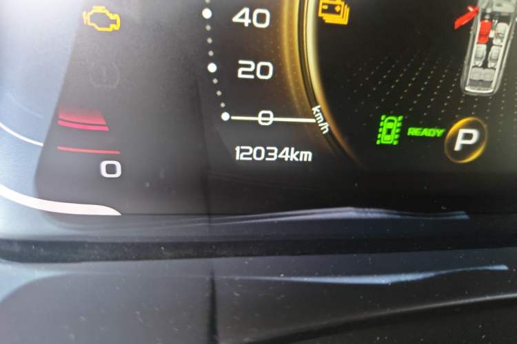 Used Geely Auto Jiajie New Energy 2019 1.5TD PHEV Deluxe Edition Odometer Close Up