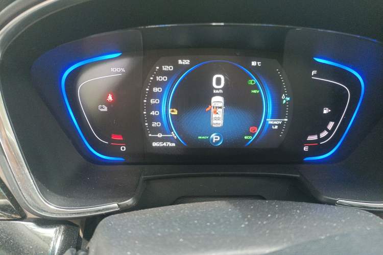 Used Geely Auto Jiajie New Energy 2019 1.5TD PHEV Yaoxiang Edition Odometer Close Up