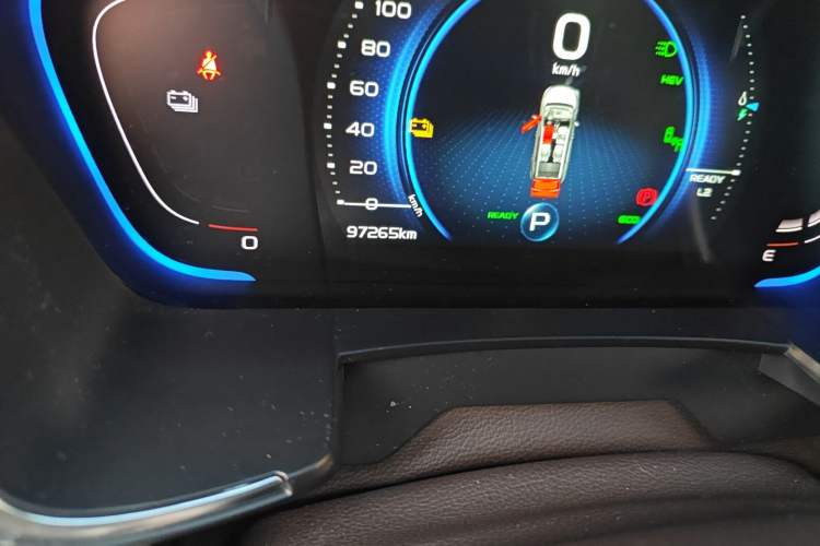 Used Geely Auto Jiajie New Energy 2019 1.5TD PHEV Yaoxiang Edition Odometer Close Up