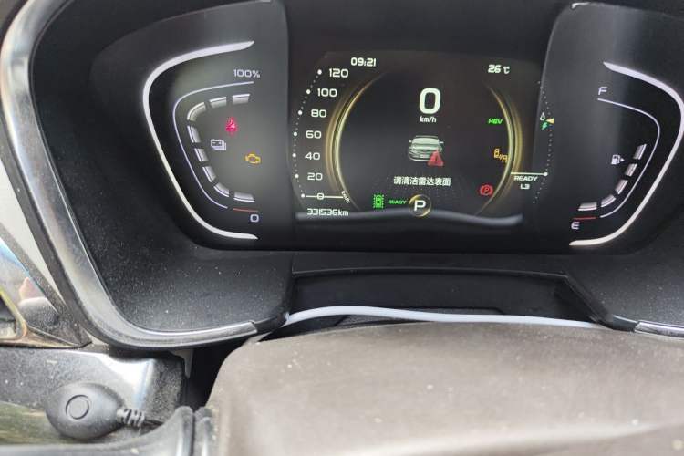 Used Geely Auto Jiajie New Energy 2019 1.5TD PHEV Deluxe Edition Odometer Close Up