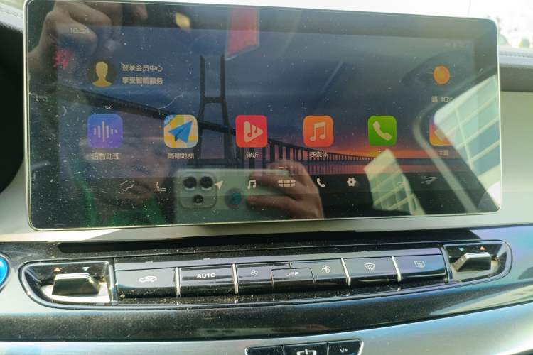Used Geely Auto Jiajie New Energy 2019 1.5TD PHEV Deluxe Edition Audio And AC Panel