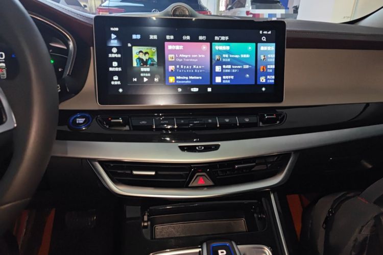 Used Geely Auto Jiajie New Energy 2019 1.5TD PHEV Yaoxiang Edition Audio And AC Panel