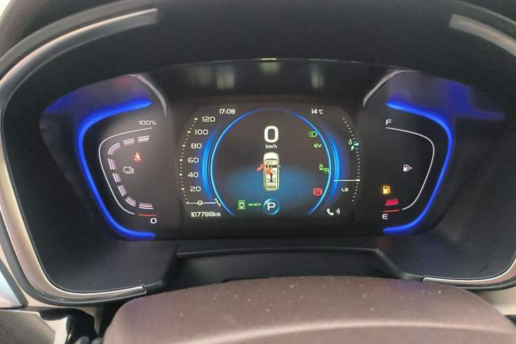 Used Geely Auto Jiajie New Energy 2019 1.5TD PHEV Deluxe Edition Odometer Close Up