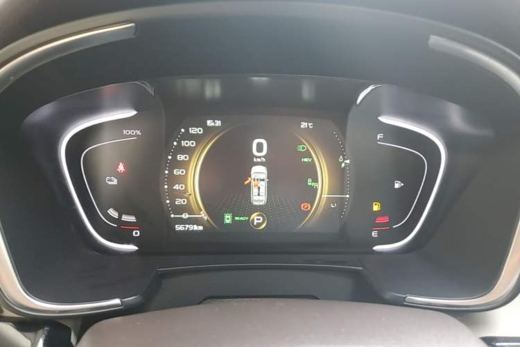 Used Geely Auto Jiajie New Energy 2021 ePro 1.5TD PHEV Deluxe Model Instrument Cluster
