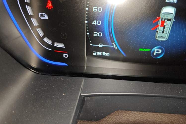 Used Geely Auto Jiajie New Energy 2021 ePro 1.5TD PHEV Luxury Model Odometer Close Up