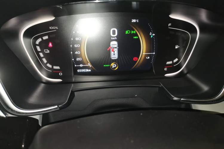 Used Geely Auto Jiajie New Energy 2022 1.5TD PHEV Platinum Luxury Edition Odometer Close Up
