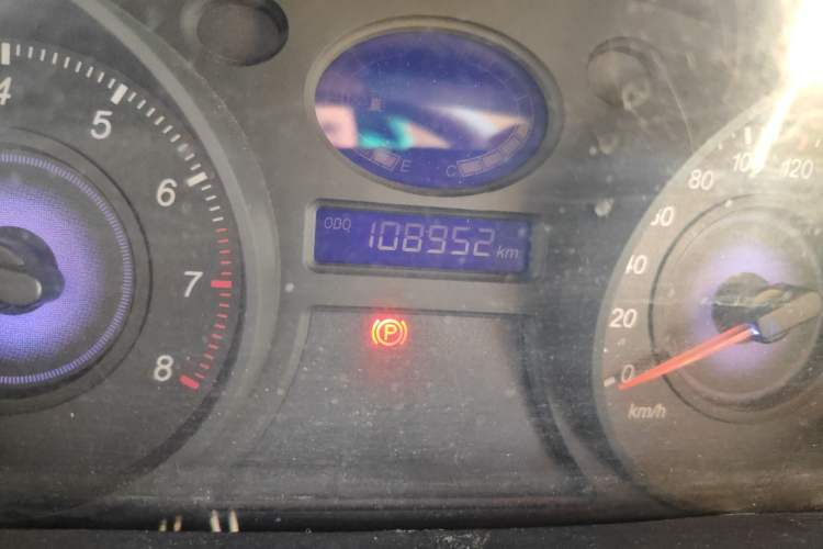 Used Geely Auto Liberty Ship 2010 1.3L Manual Wealth Edition Odometer Close Up