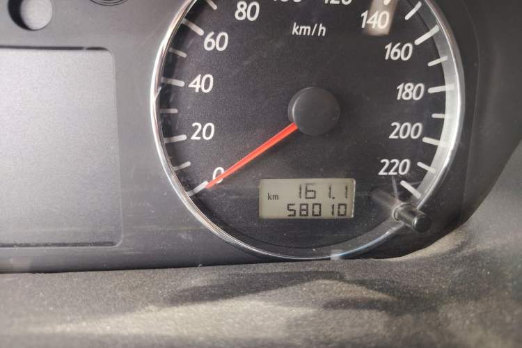 Used Geely Auto Liberty Ship 2011 1.3L Manual Fashion Edition Odometer Close Up