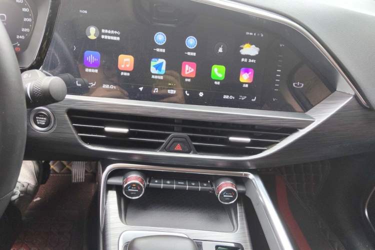 Used Geely Auto Monjaro 2019 350T Yuxingzhe Audio And AC Panel