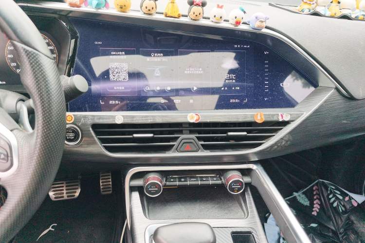 Used Geely Auto Monjaro 2019 350T Dark Knight Limited Edition Audio And AC Panel
