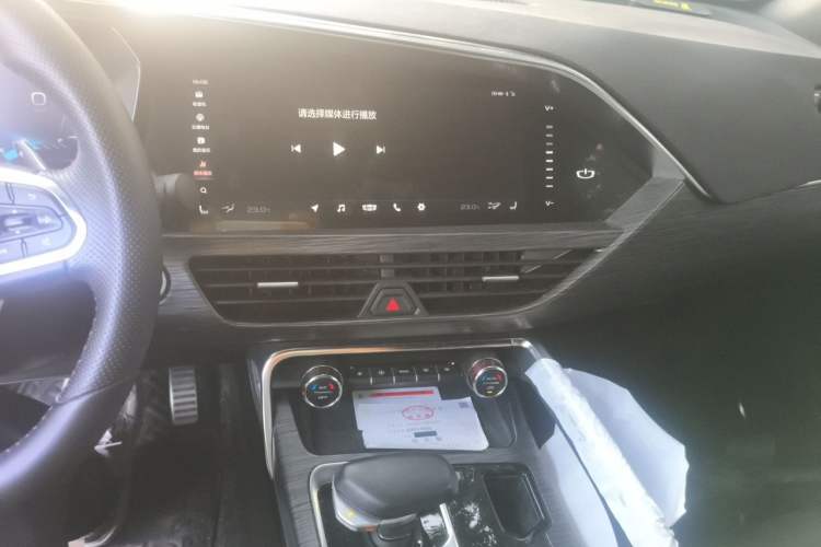 Used Geely Auto Monjaro 2019 350T Dark Knight Limited Edition Audio And AC Panel