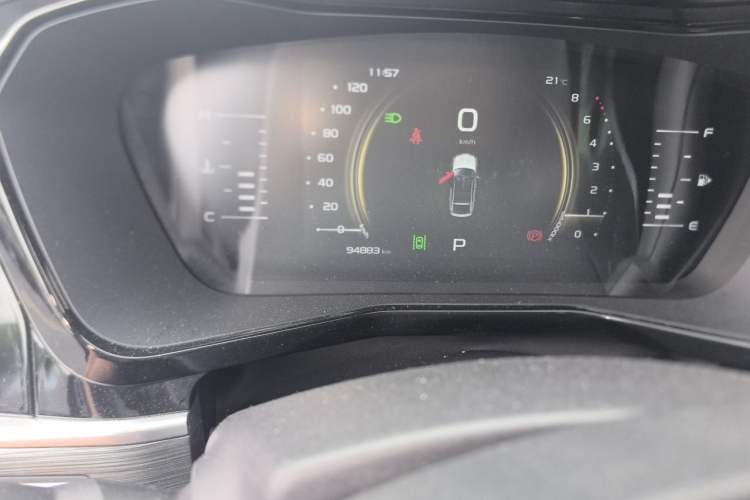 Used Geely Auto Monjaro 2019 Facelift 350T YAOXINGZHE Odometer Close Up