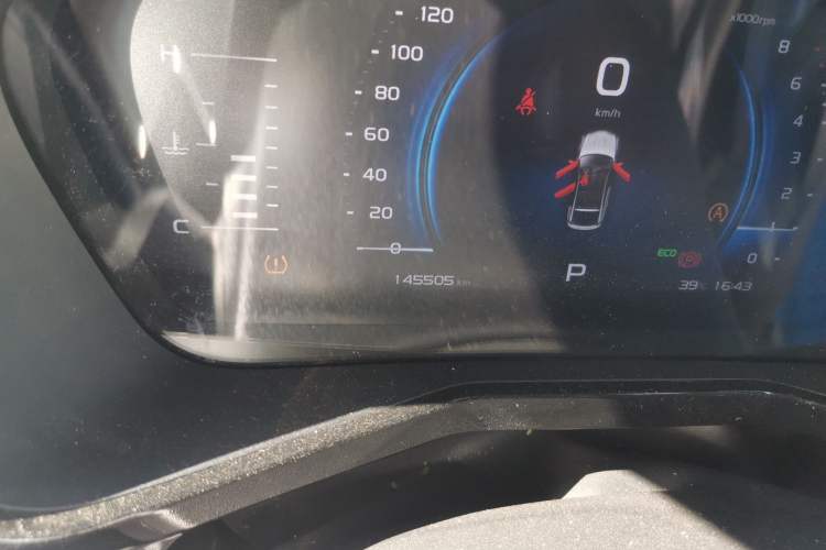 Used Geely Auto Monjaro 2019 300T YAOXINGZHE Odometer Close Up
