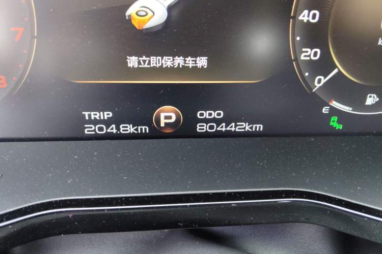 Used Geely Auto Monjaro 2019 350T Yuxingzhe Odometer Close Up