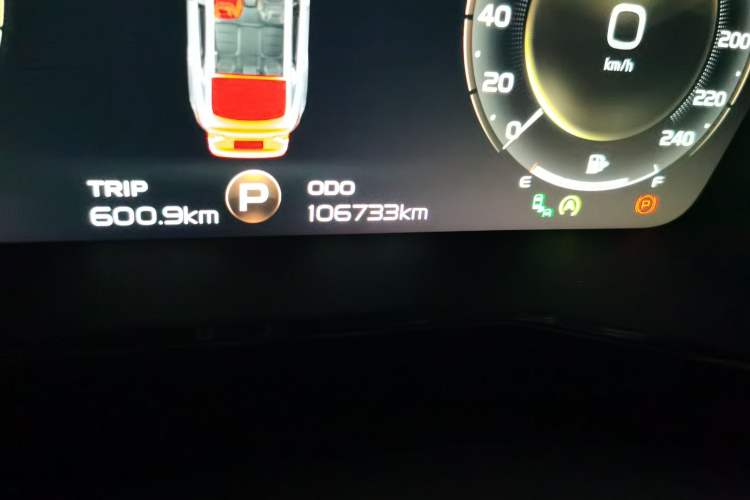 Used Geely Auto Monjaro 2019 300T YAOXINGZHE Odometer Close Up