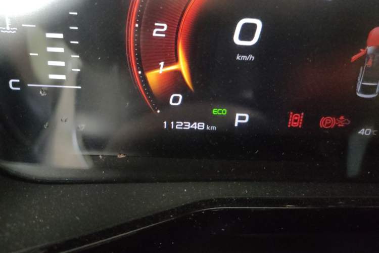 Used Geely Auto Monjaro 2019 350T YAOXINGZHE Odometer Close Up