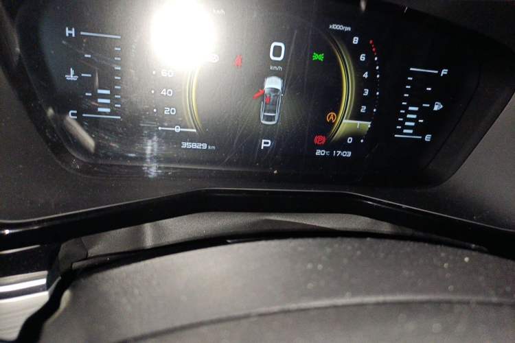 Used Geely Auto Monjaro 2019 Facelift 300T Yaxingzhe Odometer Close Up