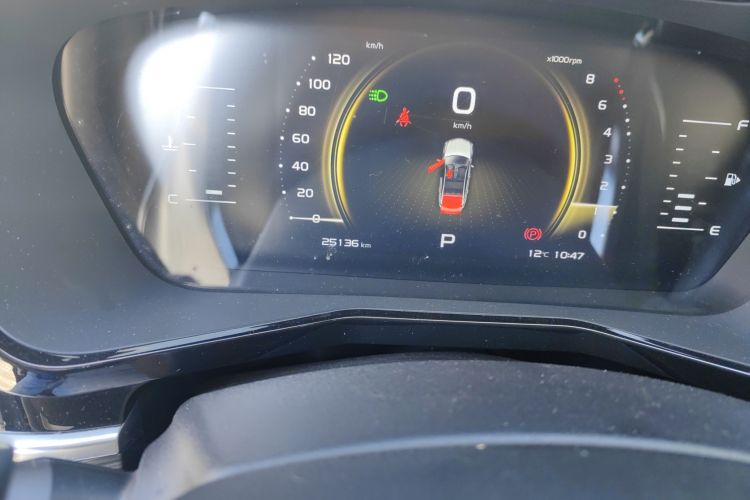 Used Geely Auto Monjaro 2019 350T YAOXINGZHE Odometer Close Up
