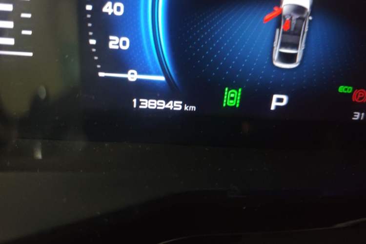 Used Geely Auto Monjaro 2019 300T YAOXINGZHE Odometer Close Up