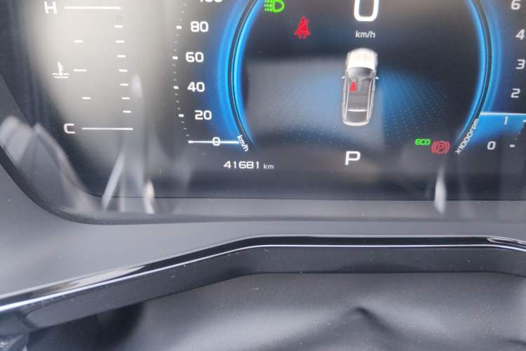 Used Geely Auto Monjaro 2019 Facelift 300T Yaxingzhe Odometer Close Up