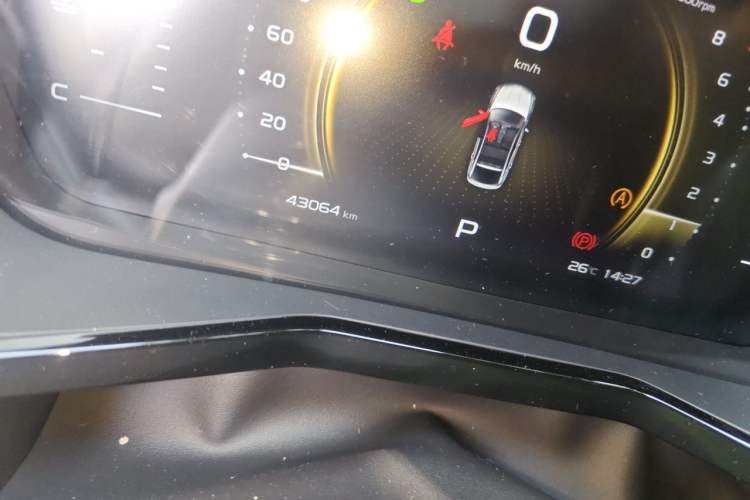 Used Geely Auto Monjaro 2019 300T Explorer Odometer Close Up