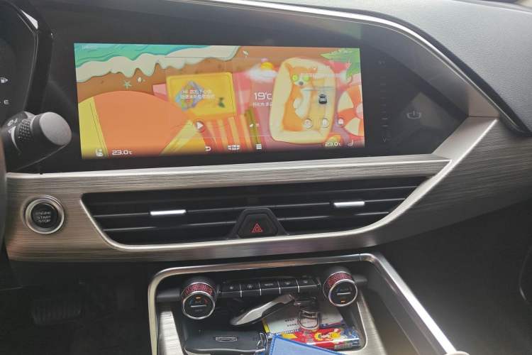 Used Geely Auto Monjaro 2019 300T Explorer Audio And AC Panel