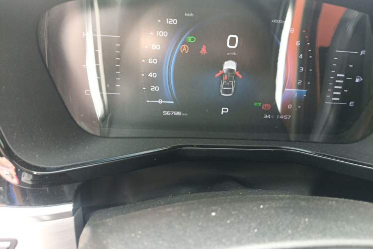 Used Geely Auto Monjaro 2019 300T YAOXINGZHE Odometer Close Up