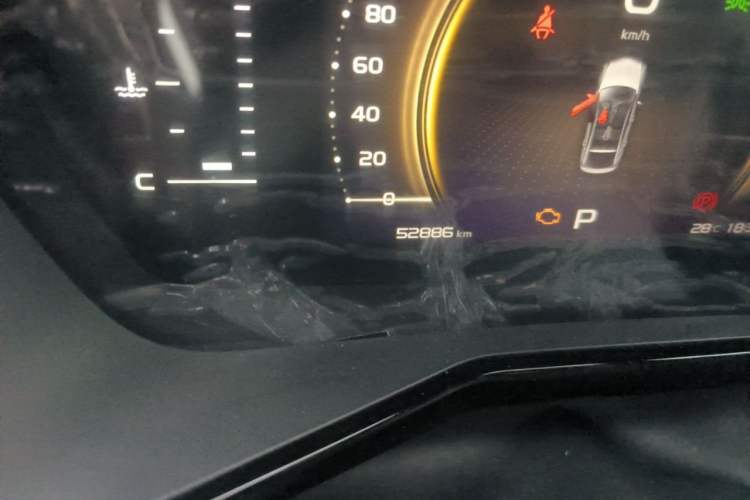 Used Geely Auto Monjaro 2019 350T YAOXINGZHE Odometer Close Up