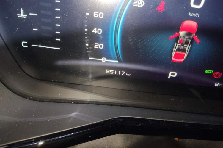 Used Geely Auto Monjaro 2019 300T YAOXINGZHE Odometer Close Up