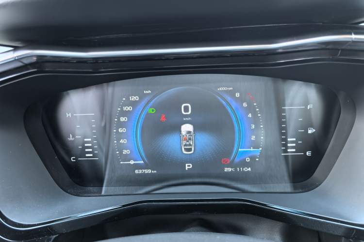 Used Geely Auto Monjaro 2019 300T YAOXINGZHE Odometer Close Up