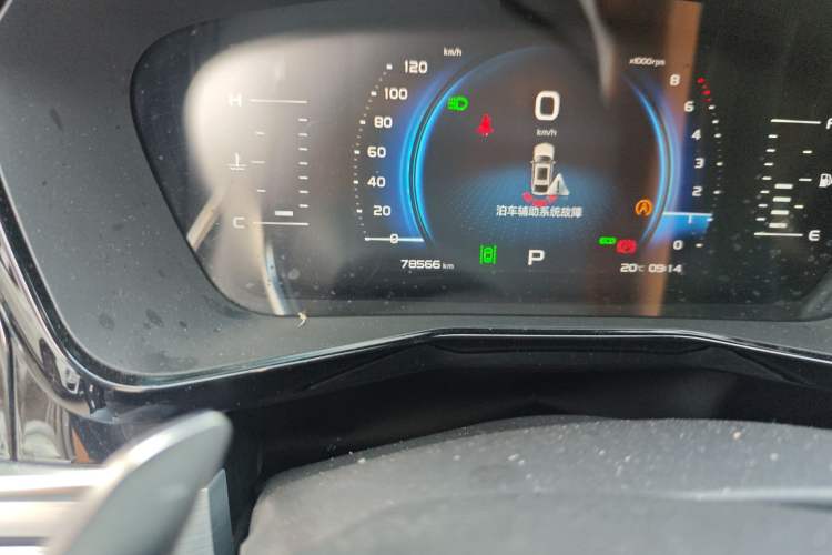Used Geely Auto Monjaro 2019 300T YAOXINGZHE Odometer Close Up