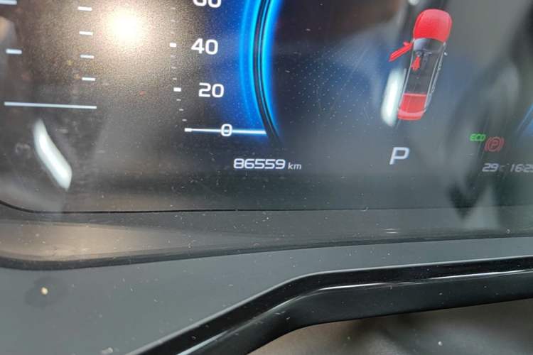 Used Geely Auto Monjaro 2019 350T YAOXINGZHE Odometer Close Up